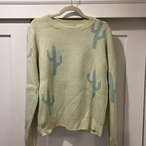 Miss Sparkling - cactus sweater - like new condition - size M